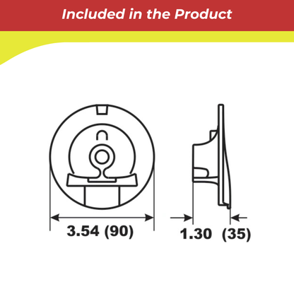 00362A for Yamaha Outboard Cover Anode — Replaces Yamaha 6AW-45619-00