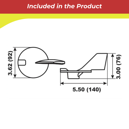 00364A for Yamaha Trim Tab Anode 50–100hp — Replaces Yamaha 67F-45371-00