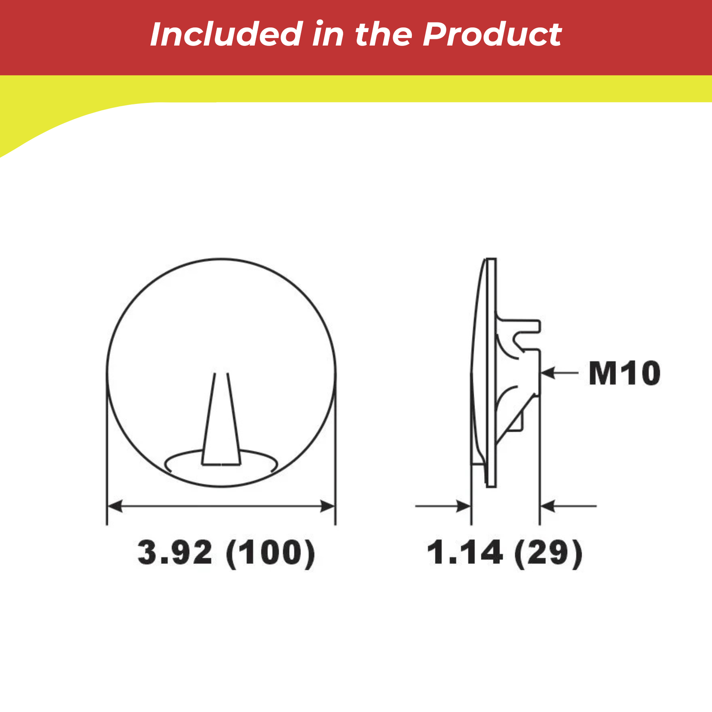 00366A for Yamaha Trim Tab Anode 200–300hp (No Fin) — Replaces Yamaha 6CE-45373-00 & 61A-45371-00