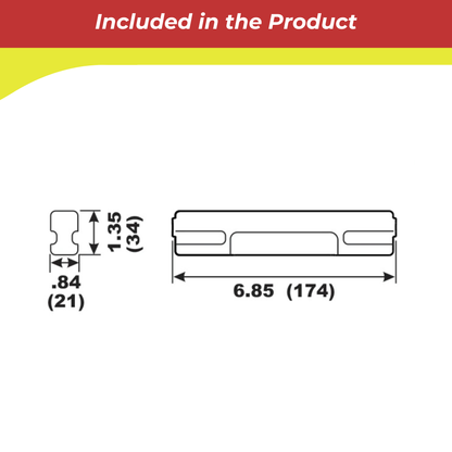 00395A for Evinrude E-TEC G2 Transom Anode — Replaces Evinrude 5010190