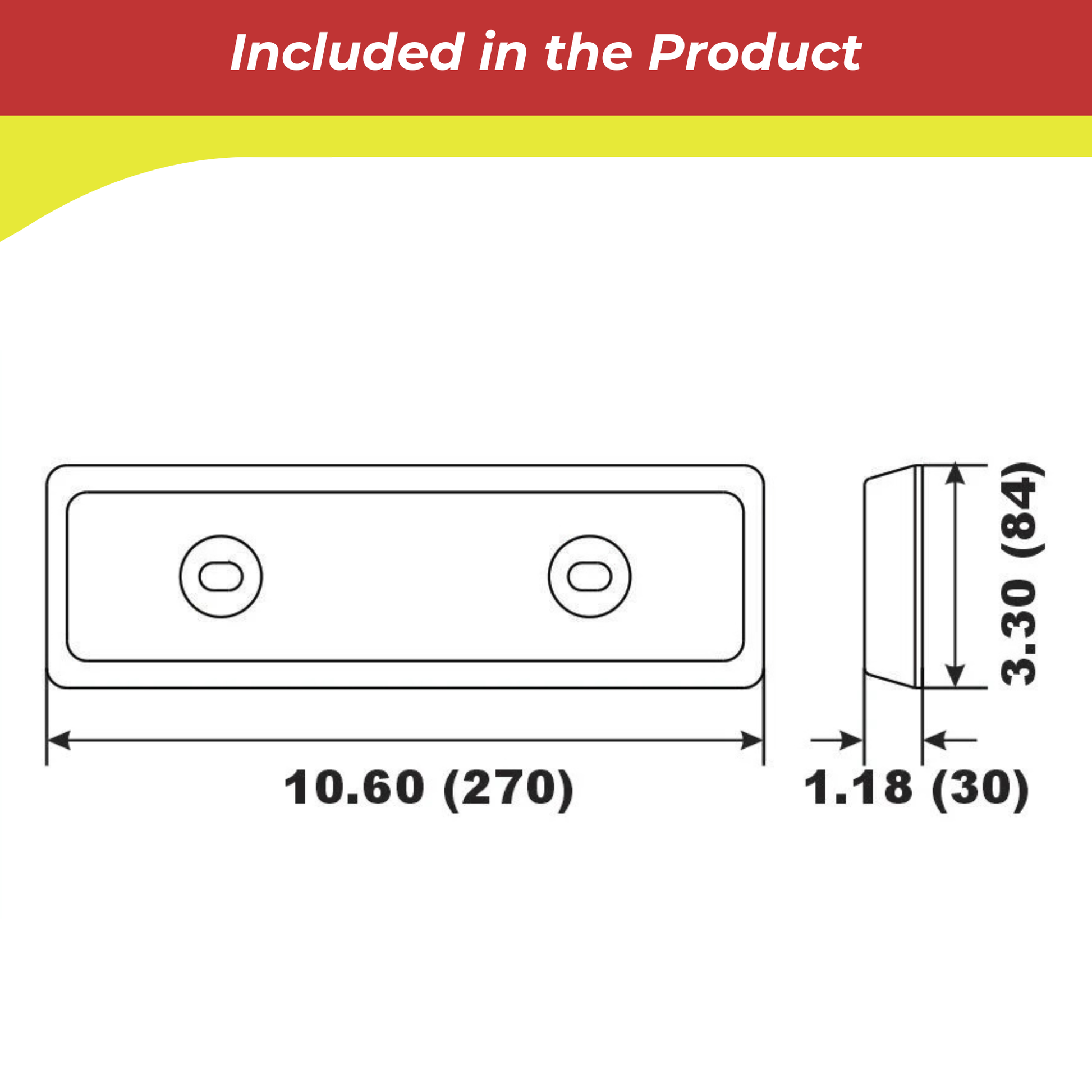 Drawing of 00454a anode with dimensions