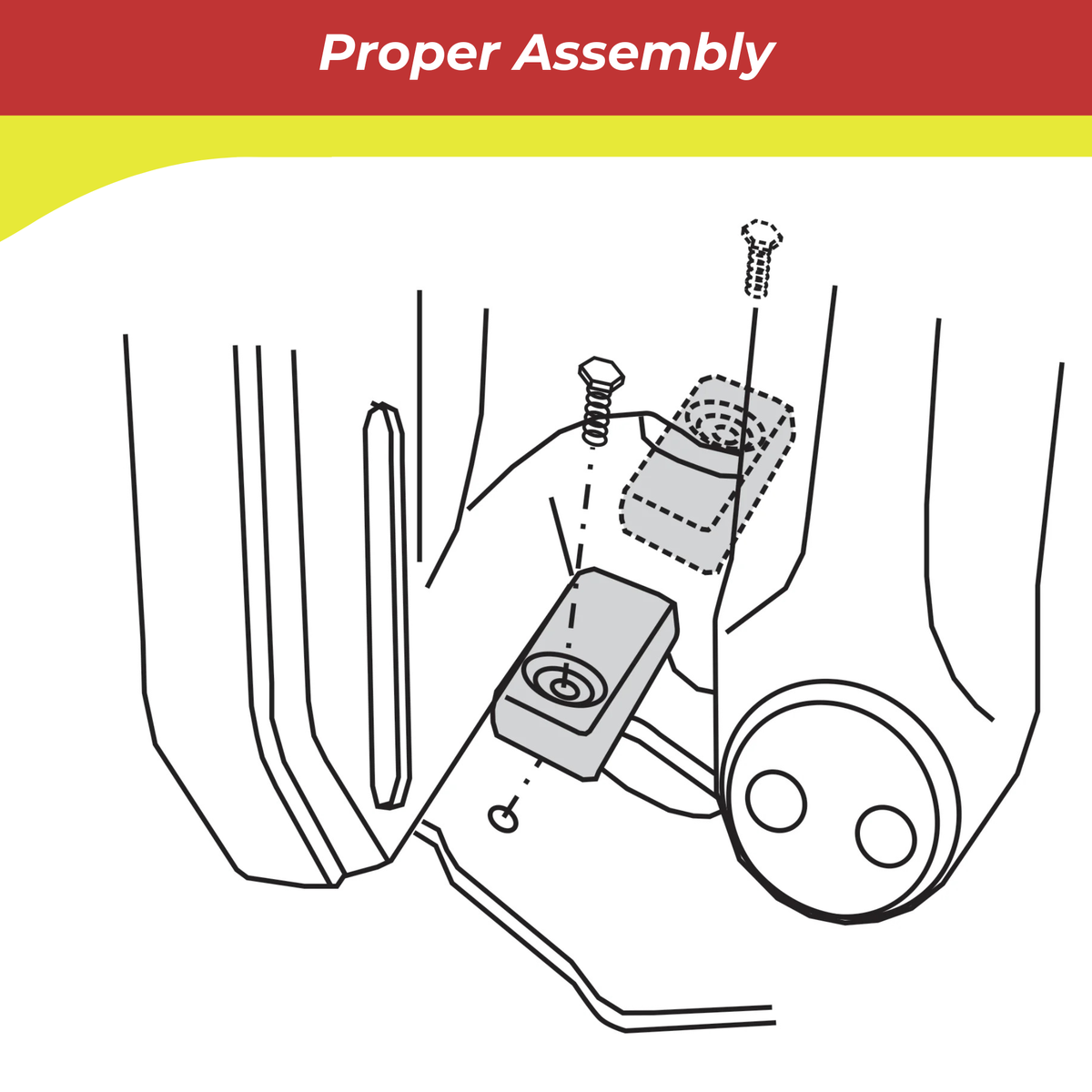 Technical diagram of a 00094A mechanical assembly with labeled parts on a white background.