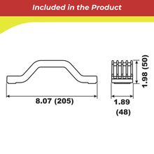 00127A for Yamaha Transom Anode — Replaces Yamaha 6G5-45251-02