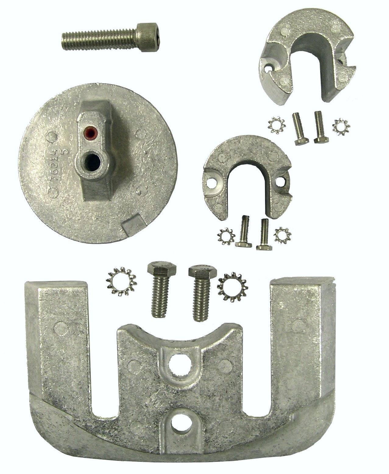10061A Complete Anode Kit for Mercruiser Bravo II & Bravo III (2003 and Earlier) — OEM Replacement 888761Q1