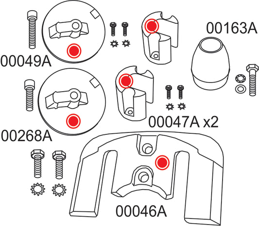10165A Complete Anode Kit for Mercruiser Bravo 3 (2004+)