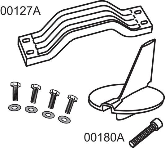 10182A Complete Anode Kit for Yamaha 200–300hp Outboards