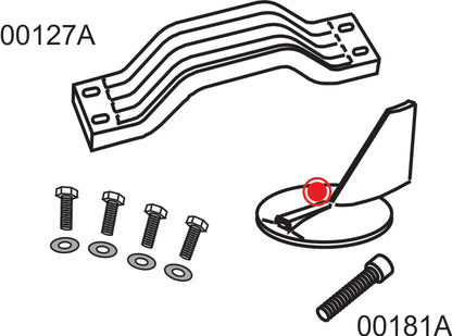 10184A Complete Anode Kit for Yamaha Counter Rotating 150 HP Outboards (LH)