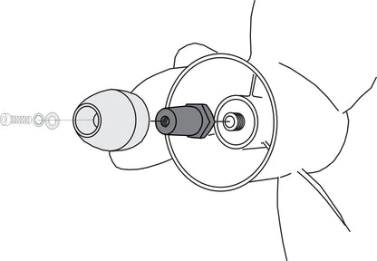 10195A Prop Anode Retrofit Kit for Mercruiser Bravo 3 (2003 & Earlier)