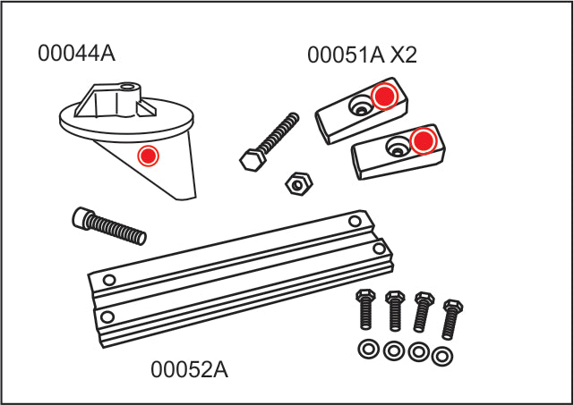 10212A Complete Anode Kit for Mercury 75–115 HP EFI Outboards