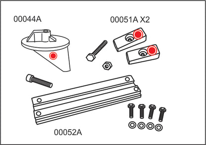 10212A Complete Anode Kit for Mercury 75–115 HP EFI Outboards