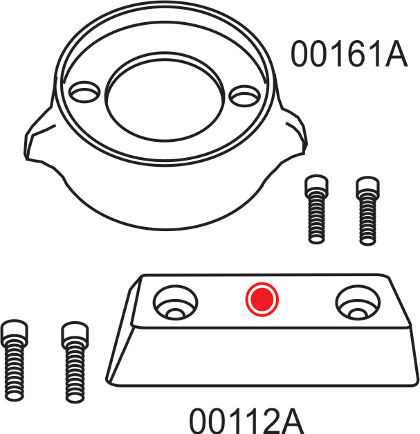 10276A Complete Anode Kit for Volvo Penta 290 Outdrive