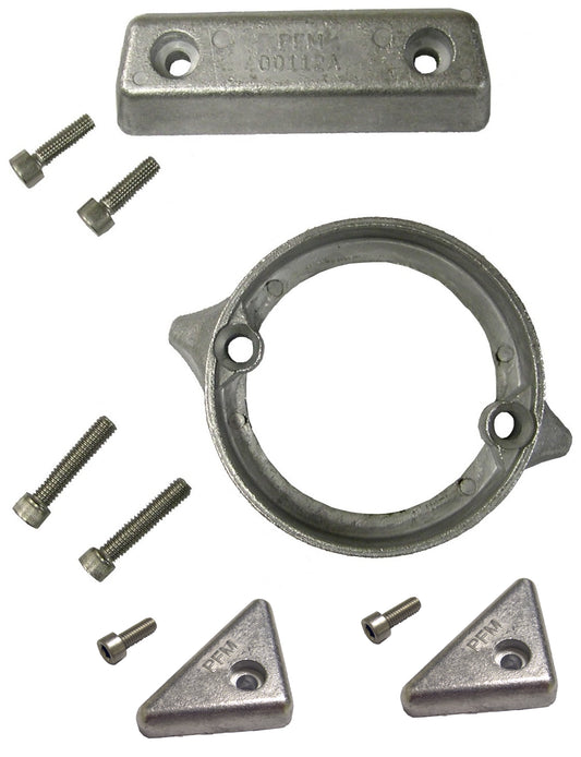 10277AE Complete Anode Kit for Volvo Penta 290 Duo Prop — Export Version