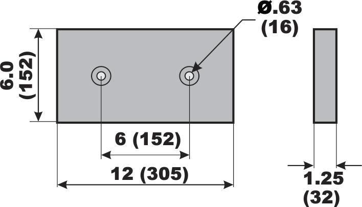 HC23A 10 lb Bolt-on Hull Anode