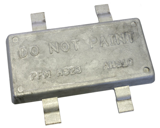 HS23A-A 10 lb Strap Anode (With Aluminum Straps)