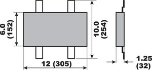 HS23A-A 10 lb Strap Anode (With Aluminum Straps)